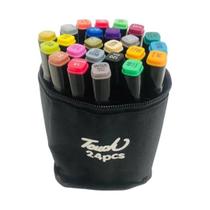 Kit Conjunto Canetinhas Marcadores Bobbie Goods - 24 cores Kit Conjunto Canetinhas Marcadores Bobbie Goods - 24 cores