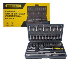 Kit Conjunto Chave Catraca Profissional 46 Peças