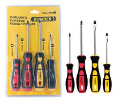 Kit Conjunto Chave De Fenda E Phillips Manutençao E Reparos
