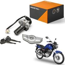 Kit conjunto chave ignição trava com bloqueador magnetron honda cg titan 150 2009 a 2013