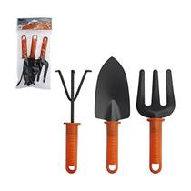 Kit Conjunto Com 3 Ferramentas Para Jardinagem Jardim Hortas