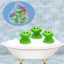 Kit Conjunto com 3 Sapinhos para o Banho bebe