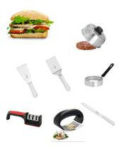 Kit Conjunto com 7 acessórios P/chapa De Lanche Lanchonete Restaurantes Hotel Kit Conjunto com 7 acessórios P/chapa De Lanche Lanchonete Restaurantes Hotel
