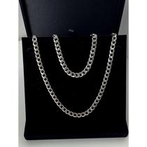 kit Conjunto Corrente Cordão 60cm + Pulseira Masculina 22 cm Aço Inox cirúrgico Grumet Prata Elo Dup kit Conjunto Corrente Cordão 60cm + Pulseira Masculina 22 cm Aço Inox cirúrgico Grumet Prata Elo Dup