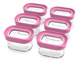 Kit Conjunto De 06 Potes Herméticos Mantimentos Acrílico 60 Kit Conjunto De 06 Potes Herméticos Mantimentos Acrílico 60