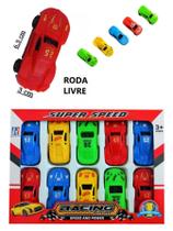 KIT Conjunto de 20 Carrinhos de Brinquedo em Diversas Cores Brinquedo Infantil