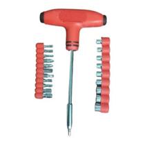 Kit Conjunto De Chave De Bits E Soquete Tipo T Com 24 Peças Manutenção Kit Conjunto De Chave De Bits E Soquete Tipo T Com 24 Peças Manutenção