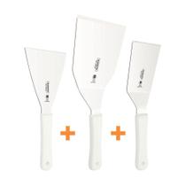 Kit - Conjunto De Espátulas Profissionais Alto Rendimento Para Lanches - Tramontina