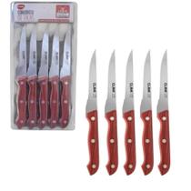 Kit Conjunto De Facas Gourmet Churrasco Cheff Serrinha Kit Conjunto De Facas Gourmet Churrasco Cheff Serrinha