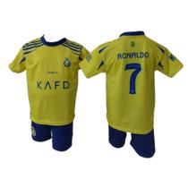 Kit Conjunto de Futebol Infantil Juvenil com Camisa e Bermuda