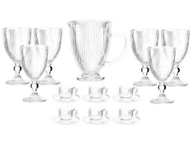 Kit Conjunto de Jarra 1L e Copos 350ml + Jogo de