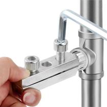 Kit Conjunto Extrator de Válvula Quebrada com Chave Allen Ferramenta Manual de Alta Precisão para Reparos de Encaname