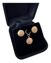 Kit Conjunto Feminino Escravo Ouro 18k Feito A Mão Rendado Sem corrente Kit Conjunto Feminino Escravo Ouro 18k Feito A Mão Rendado Sem corrente