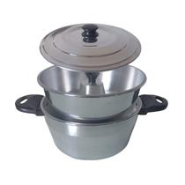 Kit Conjunto Forma Pudim Banho Maria 2 X 1 Kit Conjunto Forma Pudim Banho Maria 2 X 1