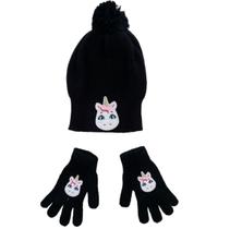 Kit Conjunto Gorro e Luva de Inverno Infantil em Tricot G