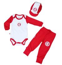 Kit Conjunto Internacional Body Calça e Boné Oficial