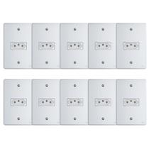 Kit Conjunto Interruptor 4x2 1 módulo 2P+T 10A 250V Kit Conjunto Interruptor 4x2 1 módulo 2P+T 10A 250V