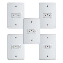 Kit Conjunto Interruptor 4x2 1 módulo 2P+T 10A 250V