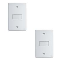 Kit Conjunto Interruptor 4x2 1 Tecla Paralelo 10A 250V Kit Conjunto Interruptor 4x2 1 Tecla Paralelo 10A 250V