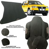 Kit conjunto jogo completo tapete 4 peças automotivo porta mala carro volkswagen gol g4 2005 2006 2007 2008 2009 todos e