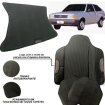 Kit conjunto jogo completo tapete automotivo porta mala carro volkswagen gol g1 1981 a 1994 todos quadrado emborrachado