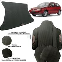 Kit conjunto jogo completo tapete automotivo porta mala carro volkswagen gol g2 1995 a 2000 todos bola emborrachado pers
