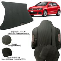 Kit conjunto jogo completo tapete automotivo porta mala carro volkswagen gol g6 de 2013 a 2018 todos bola emborrachado p