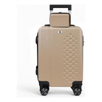 Kit Conjunto Mala De Bordo 20 Polegadas + Frasqueira 10 Viagem M4