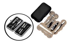 Kit Conjunto Manicure 6 em 1 Tesoura de unha de aço inoxidável cortador de unhas Presente Masculino Feminino importado