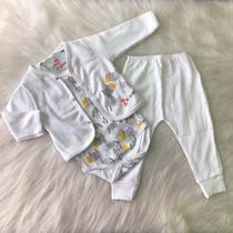 Kit Conjunto Maternidade Bebê 100% Algodão Zebrinha Kit Conjunto Maternidade Bebê 100% Algodão Zebrinha