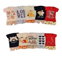 Kit Conjunto Menina Infantil Verão 10 Peças 4 ao 8 Roupa Infantil