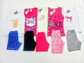 Kit conjunto menina verão