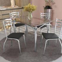 conjunto mesa 4 cadeiras cozinha em Promoção no Magazine Luiza