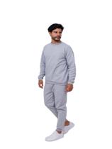 Kit Conjunto Moletom Flanelado Gola Careca Básico Esportivo