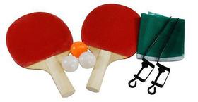 Kit Conjunto Ping Pong Tênis De Mesa Raquetes Bolinhas Rede - Western