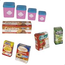 Kit Conjunto Porta Mantimento + Alimentos Kids Brinquedo Infantil Zucatoys