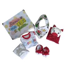 Kit conjunto presente com 5 peças bebê
