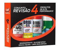 Kit Conjunto Revisão Manutenção Automotiva 4 Peças - Orbi Química
