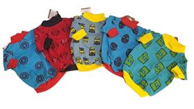 Kit conjunto roupa pet 05 peças estampadas variadas King of Pets Kit conjunto roupa pet 05 peças estampadas variadas King of Pets
