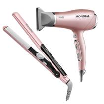 Kit Conjunto Secador e Chapinha KT-83 Golden Rosse SC32+P20 Mondial