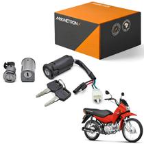 Kit conjunto travas chave ignição magnetron honda pop 100 pop100 2007 a 2015 Kit conjunto travas chave ignição magnetron honda pop 100 pop100 2007 a 2015