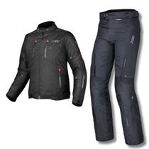Kit conjunto x11 calça versa + jaqueta iron 3 feminina novo