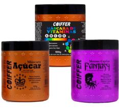 Kit Conograma Capilar E Matizador para Loiros Coiffer Kit Conograma Capilar E Matizador para Loiros Coiffer