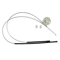 Kit Conserto Cabo de Aço do Vidro Elétrico Aplicação Traseira do Vw Gol Voyage G5 G6 4 Portas Ano 2008 em Diante