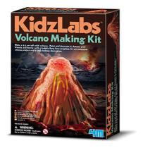 Kit Construa Seu Vulcão Brinquedo Educativo Kidz Labs 4m Kit Construa Seu Vulcão Brinquedo Educativo Kidz Labs 4m