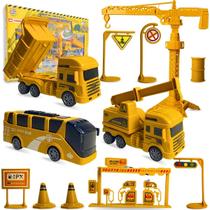 Kit Construção Infantil Com Guindaste Tratores De Brinquedo - UNID / 60 F114