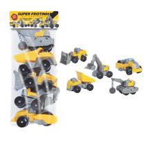 Kit Construção Solapa 5 Peças Trator Construção Brinquedo
