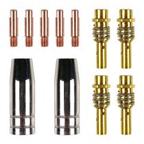 Kit Consumíveis 11 Peças Bico Contato M6x25 Bocal Difusor Tocha Solda Mig Mag 0.8mm Mb 15ak Kit Consumíveis 11 Peças Bico Contato M6x25 Bocal Difusor Tocha Solda Mig Mag 0.8mm Mb 15ak