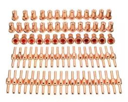 kit Consumíveis Pt31 Cut-40 Plasma Bico Eletrodo Longo 80 Peças