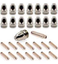 Kit Consumíveis Tocha Corte Plasma Ag60 Sg55 Wsd60: 15 un. Bico - 15 un. Eletrodo Kit Consumíveis Tocha Corte Plasma Ag60 Sg55 Wsd60: 15 un. Bico - 15 un. Eletrodo